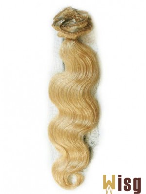 Blonde Wavy Gorgeous Remy Human Hair Tape In Hair Extensions