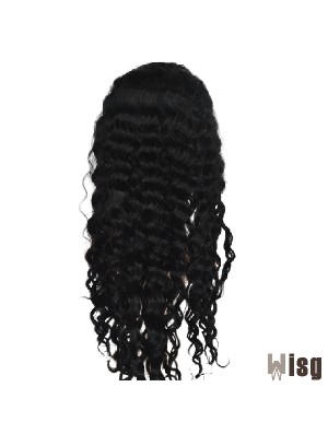 Black Long Wavy Lace Frontals