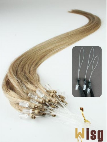 Good Blonde Straight Micro Loop Ring Hair Extensions