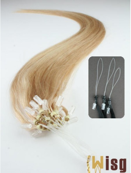 Gorgeous Blonde Straight Micro Loop Ring Hair Extensions