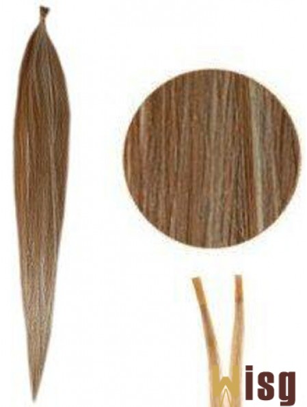 Brown Straight Stick/I Tip Hair Extensions