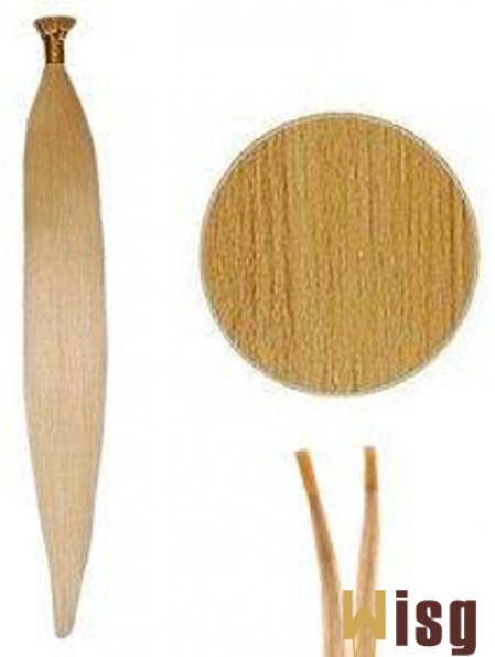 Blonde Straight Stick/I Tip Hair Extensions