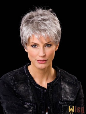 Short Lace Wigs 100% Hand Tied Cropped Length Boycuts