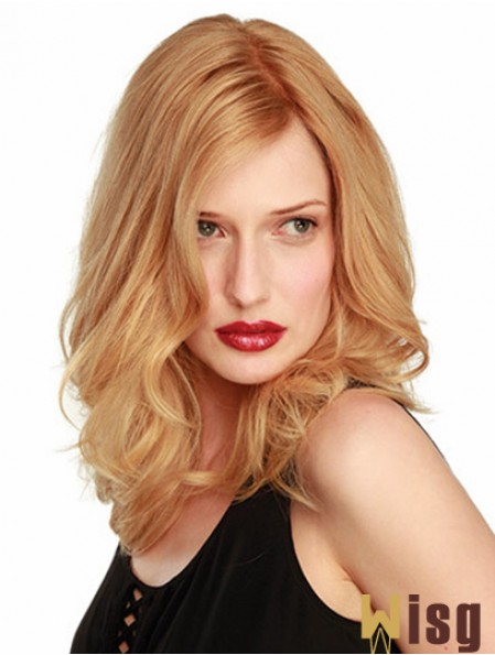  Best Blonde Wavy Shoulder Length Lace Front Wigs 