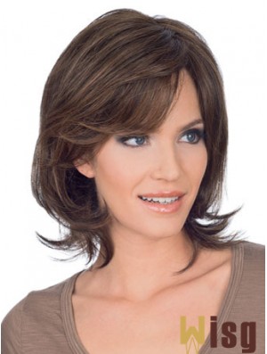 Refined Lace Front Straight Chin Length Remy Human Lace Wigs