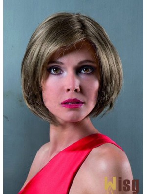 Lace Front Chin Length Straight Brown Discount Bob Wigs