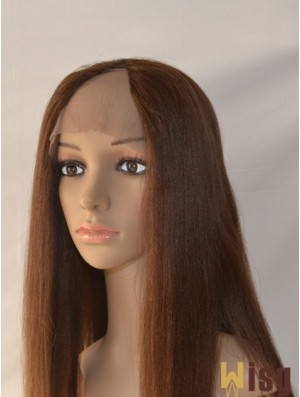 20 inch Lace Front Straight Auburn Exquisite U Part Wigs For Sale