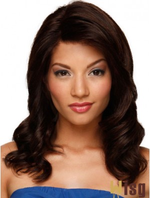 Hand Tied Lace Front Human Hair Wig Auburn Color Long Length