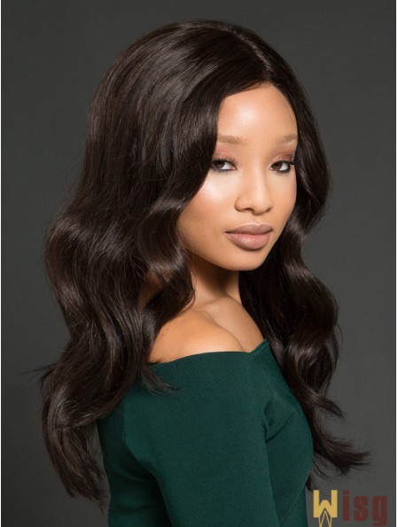 African American Wigs With Remy Human Full Lace Wavy Style