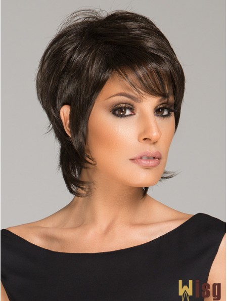 6 inch Black Lace Front Wigs For Black Women