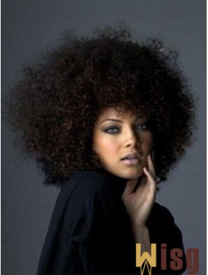 Hairstyles 14 inch Long Kinky Wigs For Black Women