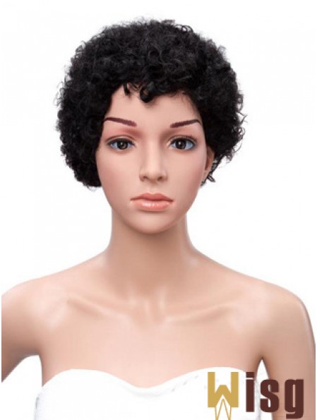 8 inch Black Lace Wigs For Black Women