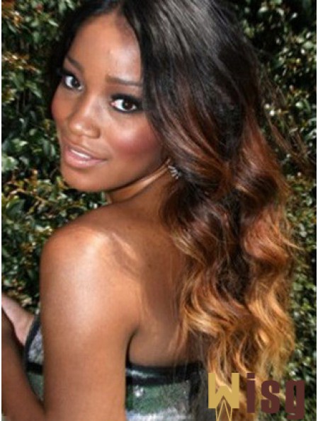 Long Wavy Without Bangs Lace Front 24 inch Incredible Black Women Wigs