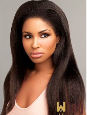 African Human Hair Wigs UK With Lace Front Yaki Style