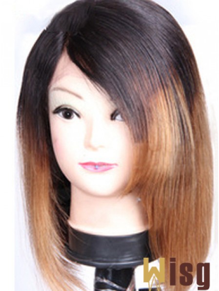 Sleek 12 inch Shoulder Length Straight Wigs For Black Women