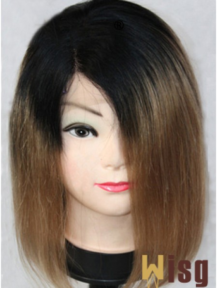 High Quality 12 inch Shoulder Length Straight Wigs For Black Women