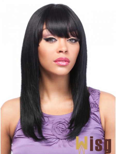 18 inch Black Lace Front Wigs For Black Women