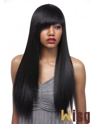 24 inch Black Lace Front Wigs For Black Women