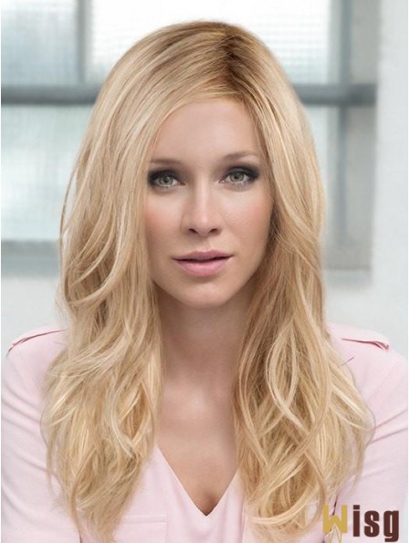 Layered Blonde Wavy 18 inch Long Synthetic Hair Wig