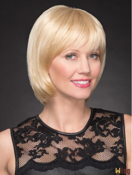 10 inch Chin Length Perfect Blonde Straight Bob Wigs