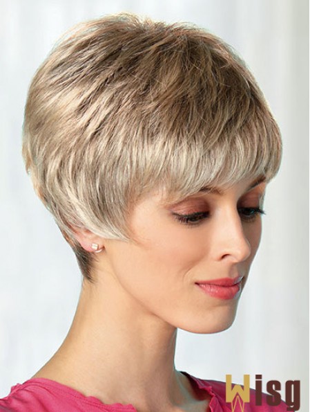 Boycuts Blonde 8 inch Best Short Wigs