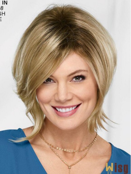 10 inch Chin Length Blonde Straight New Bob Wigs