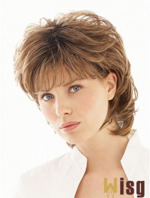 Wavy Brown Good Short Classic Wigs