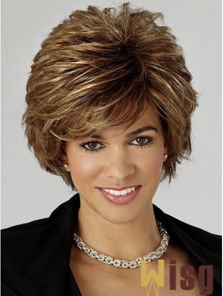 Wavy Brown Cheapest Short Classic Wigs