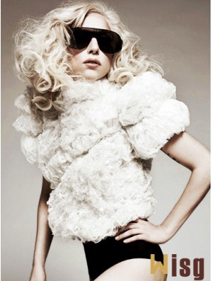 18 inch Amazing Long Curly Layered Lady Gaga Wigs