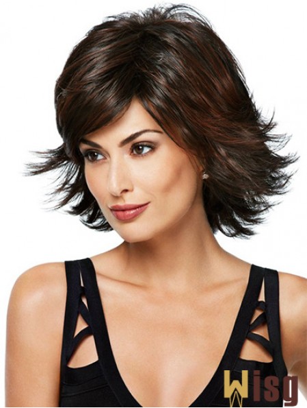 Auburn Chin Length Wavy Layered 10 inch Great Medium Wigs