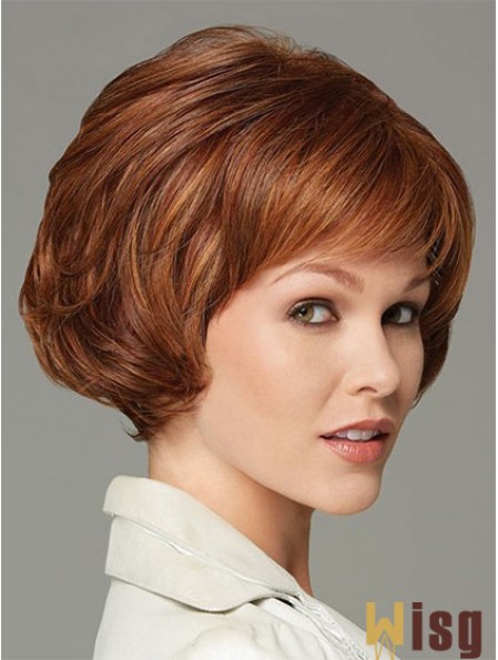 Wavy Auburn New Short Classic Wigs