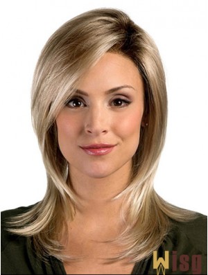 Good Synthetic Wigs UK With Capless Shoulder Length Straight Style