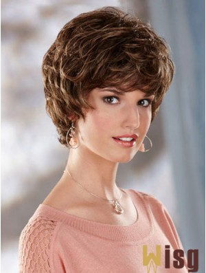 Wavy Brown Online Short Classic Wigs