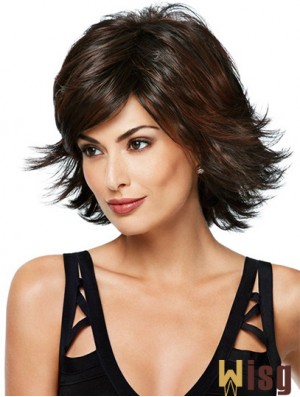 Auburn Chin Length Wavy Layered 10 inch Best Medium Wigs