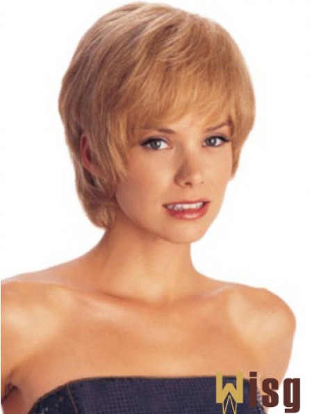 Short Layered Straight Auburn Amazing Synthetic Wigs