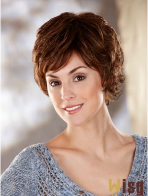 Wavy Brown Amazing Short Classic Wigs