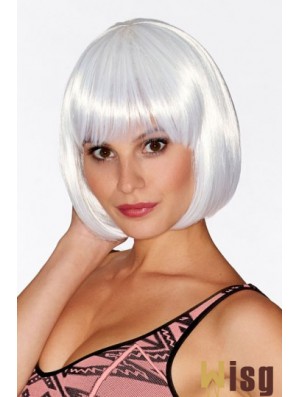 Bobs Straight Chin Length 10 inch Designed Medium Wigs