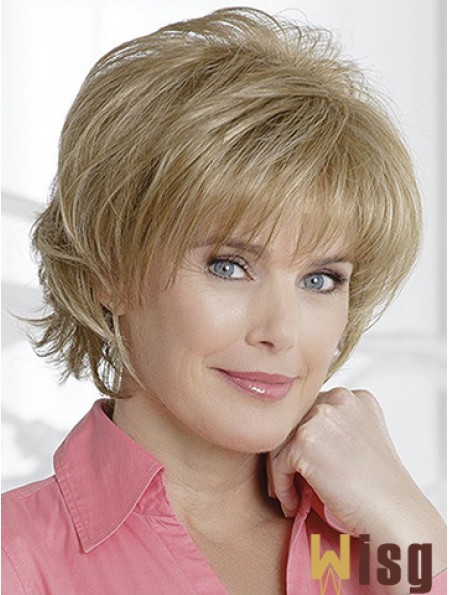 Wavy With Bangs 8 inch High Quality Short Wigs