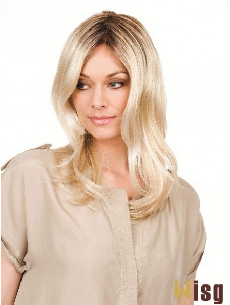 Wavy Without Bangs Long Blonde Perfect Wigs