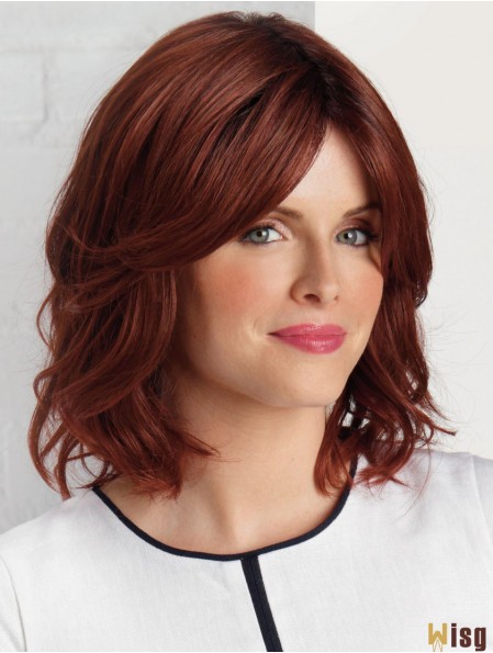 Auburn 10 inch Fabulous Shoulder Length Wavy Layered Lace Wigs