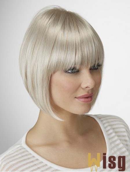 Straight Chin Length 10 inch Capless Great Bob Wigs