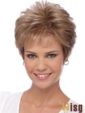 Short Wigs For Women With Capless Boycuts Cropped Length Wavy Style