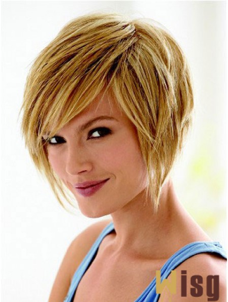 Short Hair Styles Bob With Capless Synthetic Straight Style Bobs