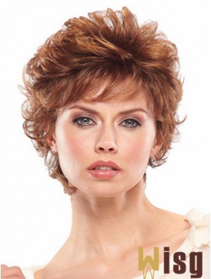 Short Wavy Capless Wigs For Women