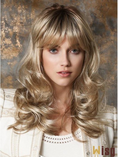 Long Monofilament Blonde 16 inch Classic Lady Wig