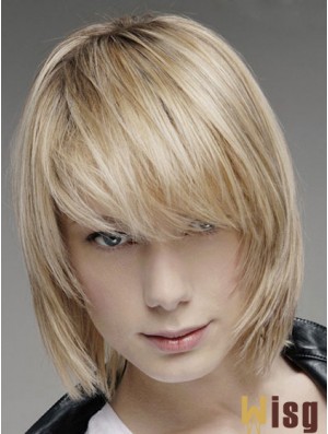 Brown Lace Front Straight Men Hand Tied And Mono Top Human Hair Wig