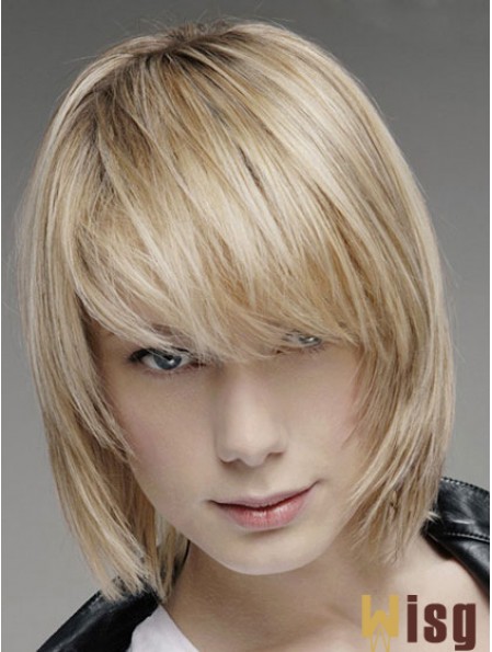 Brown Lace Front Straight Men Hand Tied And Mono Top Human Hair Wig