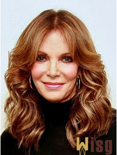 Long Wavy Without Bangs Lace Front Brown Fabulous 16 inch  Wigs