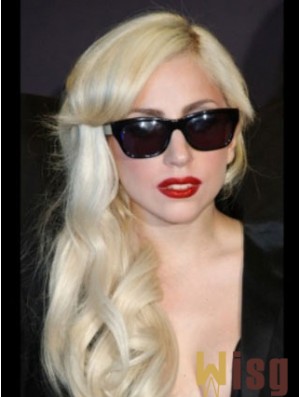 16 inch Good Long Wavy With Bangs Lady Gaga Wigs