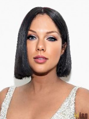 Capless Bobs Straight Chin Length Black Top Toni Braxton Wigs